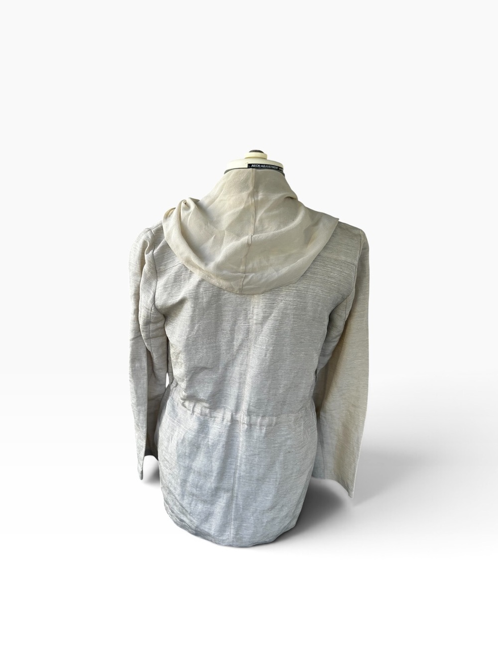 Chico’s Cream Silk Linen Blend Cardigan Jacket Size 0